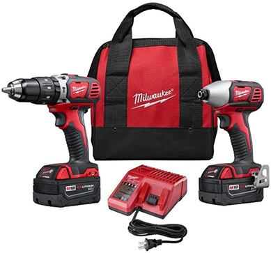 Milwaukee 18V Cordless Drill/Impact Driver Combo Kit